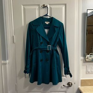 Small XOXO Teal coat